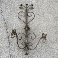 Vintage Antique brass candelabra