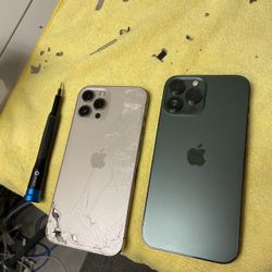 iphone back glass cracked screen 13 pro 14 max 15 plus 16 pro 17 max