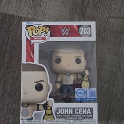 Funko Pop! WWE John Cena With Belt #203 Limited Exclusive New 2026