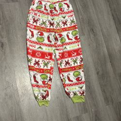 grinch pajama bottoms 