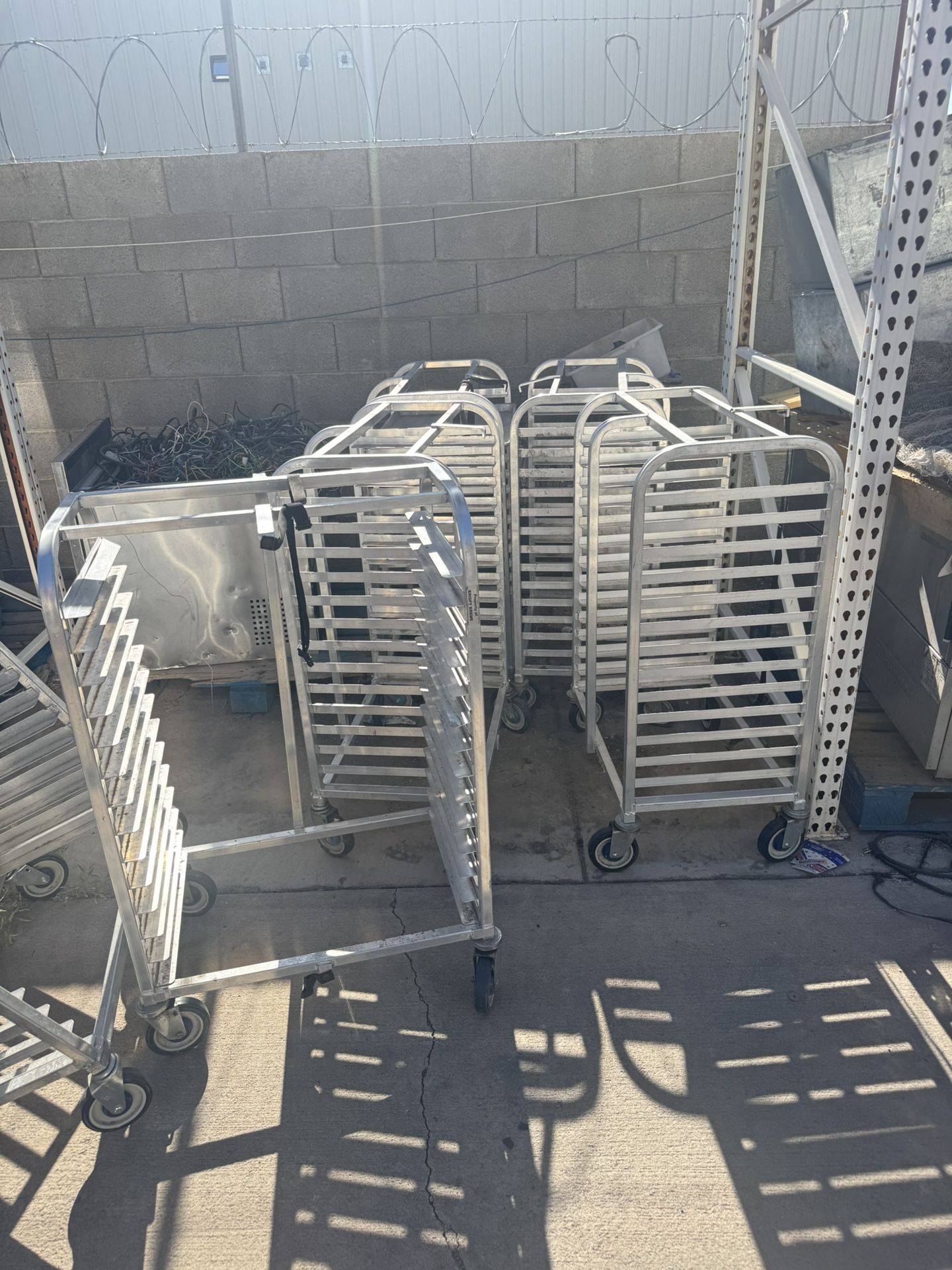 Half sized sheet pan racks