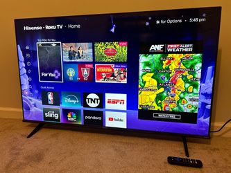 50” Hisense 4K UHD Roku Smart TV (2024 model)