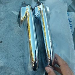 1966 Impala Front Guards. Rechromed Show Quality 