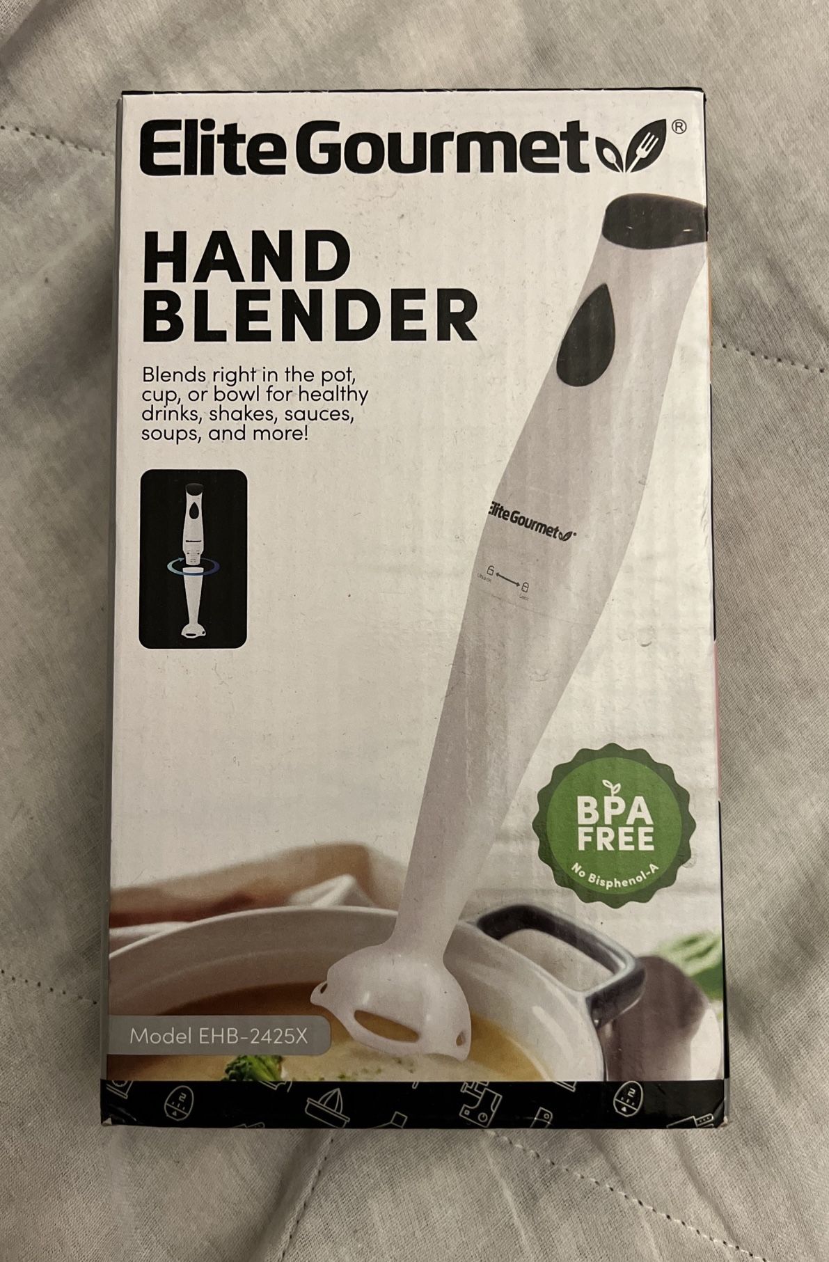 Electric Immersion Hand Blender, Mixer and Chopper