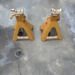 Welded Steel Yellow Jack Stand 6-Ton Cars Trailers Trucks