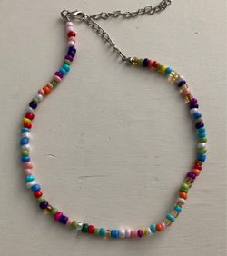 Colorful Bead Choker Necklace