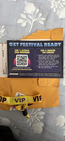 Darker Waves Fest VIP Wristband!!!