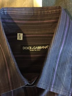 Dolce and Gabbana button-up - 16.5 neck by 39" chest