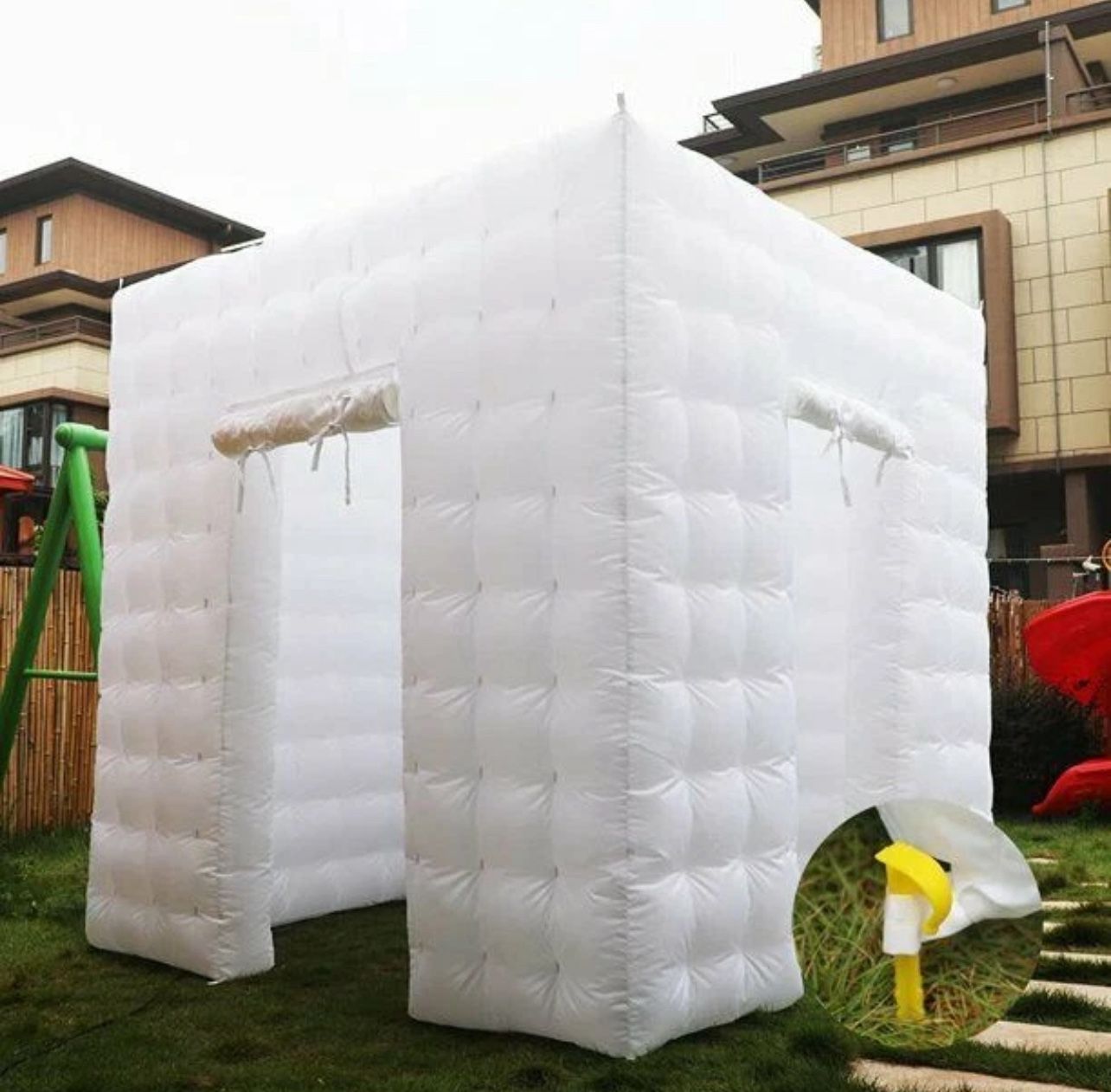 Portable Inflatable Booth with LED Lights for Wedding Party Events