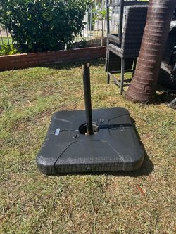 Umbrella base for any size, fills with water