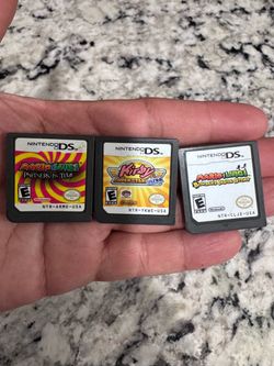Nintendo ds game lot Mario’s and Kirby