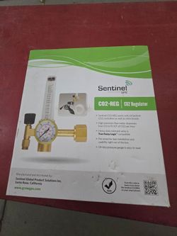Sentinel GPS CO2 Regulator System, High Precision Flow Meter, Solenoid Valve
