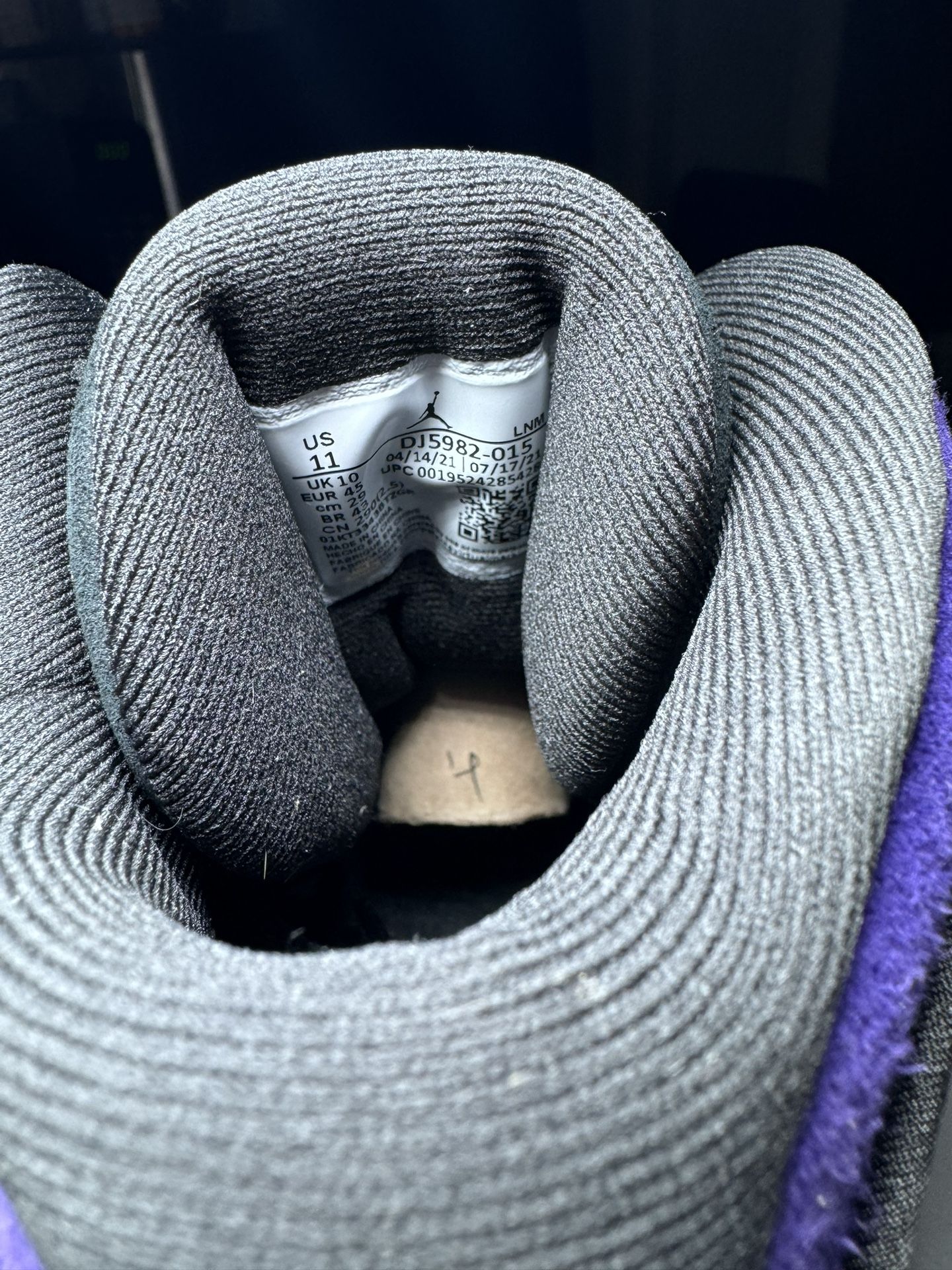 Jordan 13 Retro Court Purple (DS) Size 11