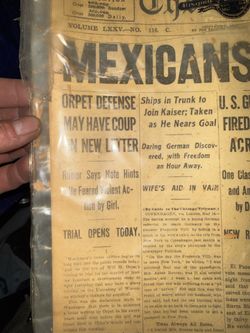1916 old news paper