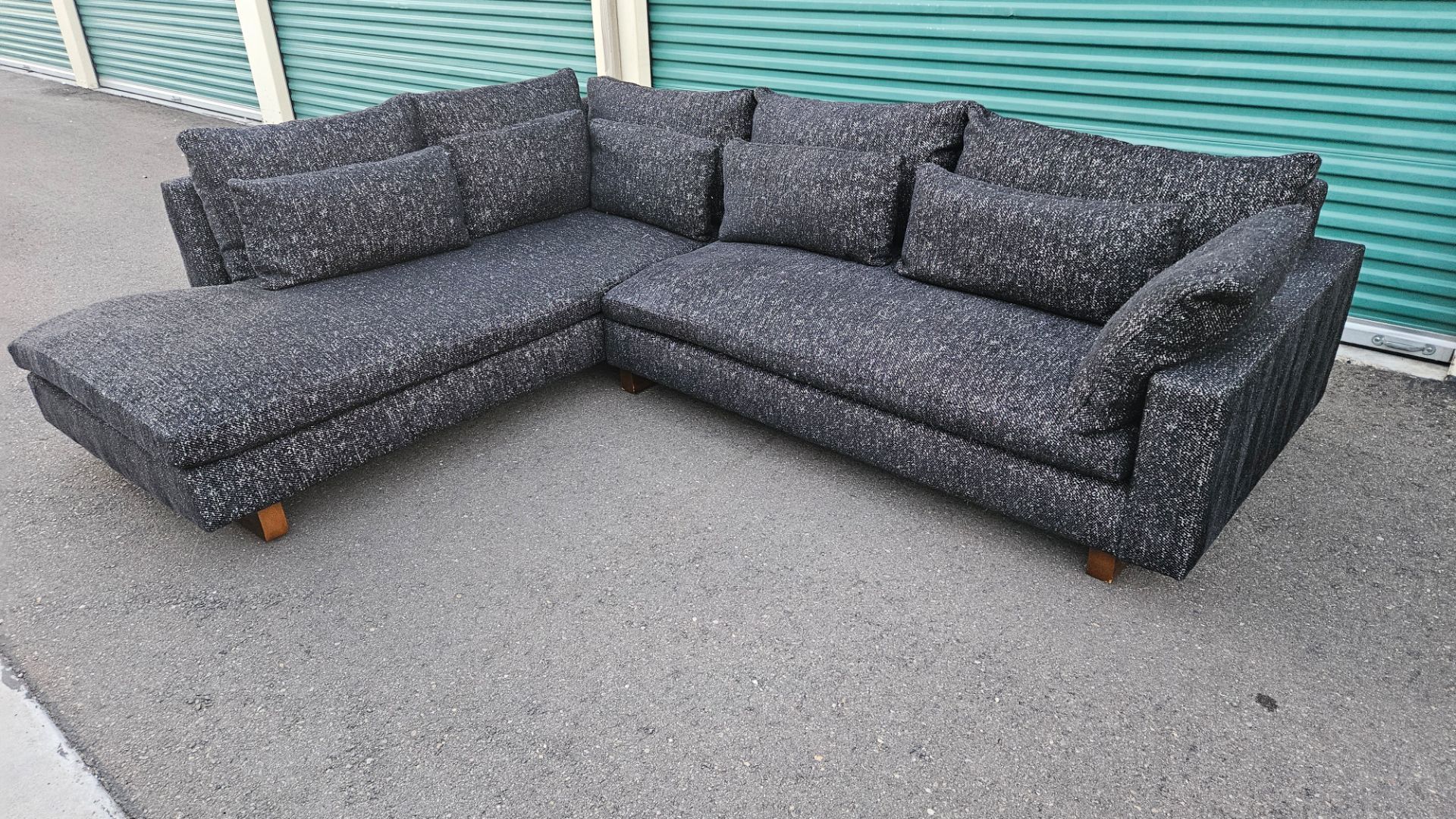 FREE DELIVERY!!! West Elm "Harmony" 2pc Sectional Couch ($4.2K Retail...65% OFF!!!!)