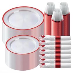 🚨 NEED GONE! 350-Pc Red Dinnerware Set for 50 Guests – ONLY $40!