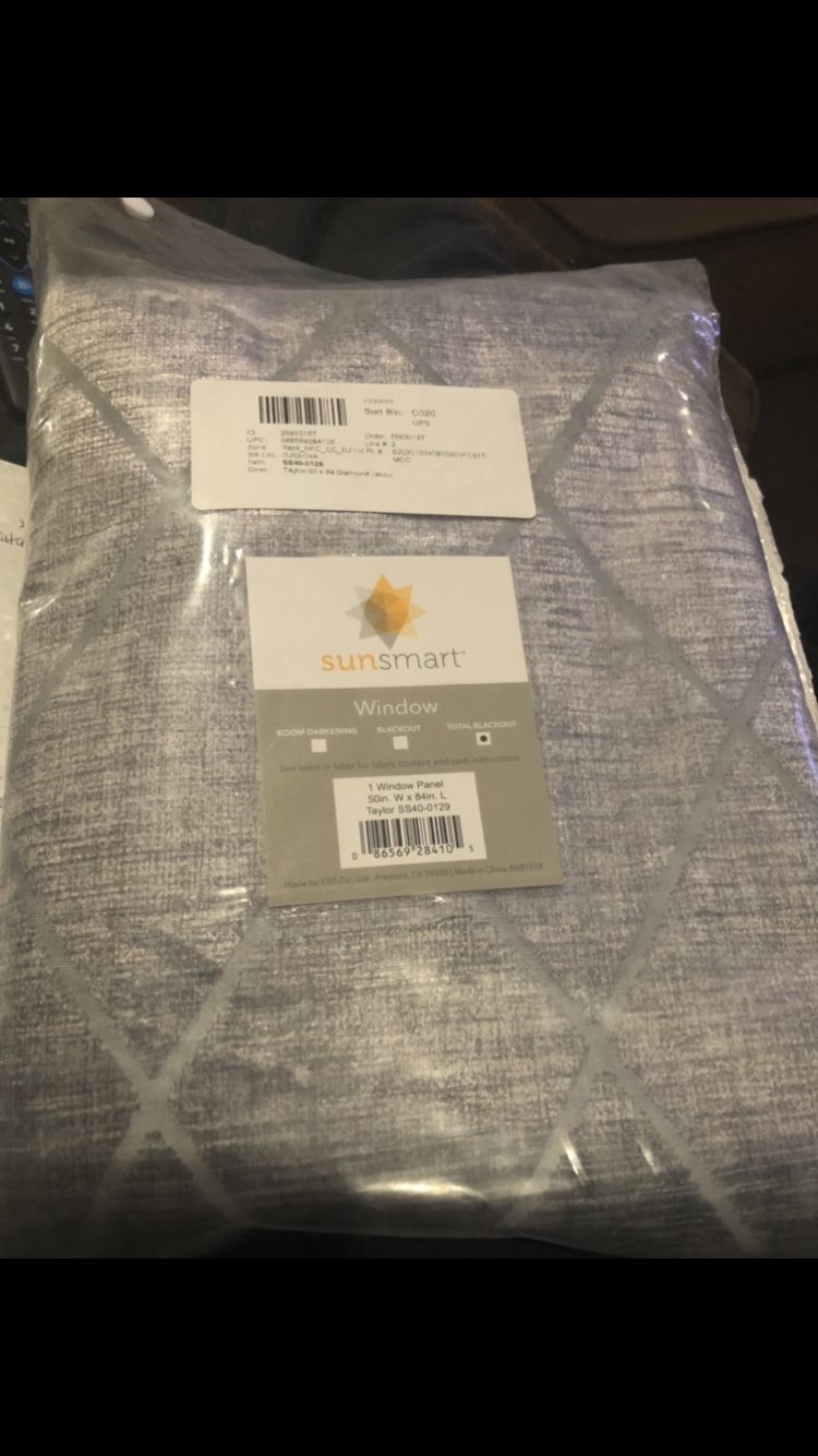 1 Window Panel Curtains