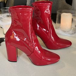 ALDO Beautiful Botas En Charol Color Rojo ! ♥️