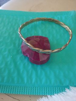 925 Sterling Silver Braided Bangle Bracelet