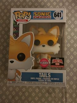 Sonic Tails Targetcon flocked 641 Funko Pop