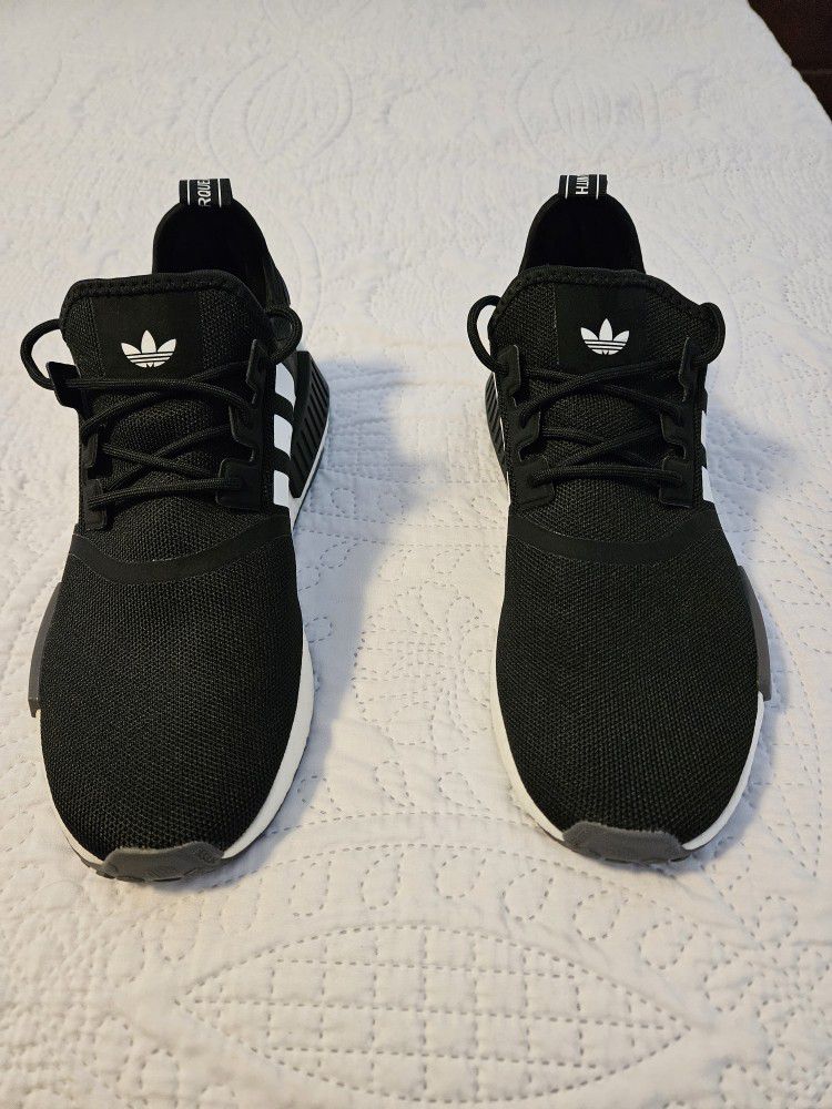 Adidas Men's NMD-R1 Black Sneakers 9.5