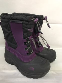 North Face Girls Snow Winter Boots Sz 3