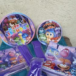 Inside out Birthday Party Decorations Set Of 7.