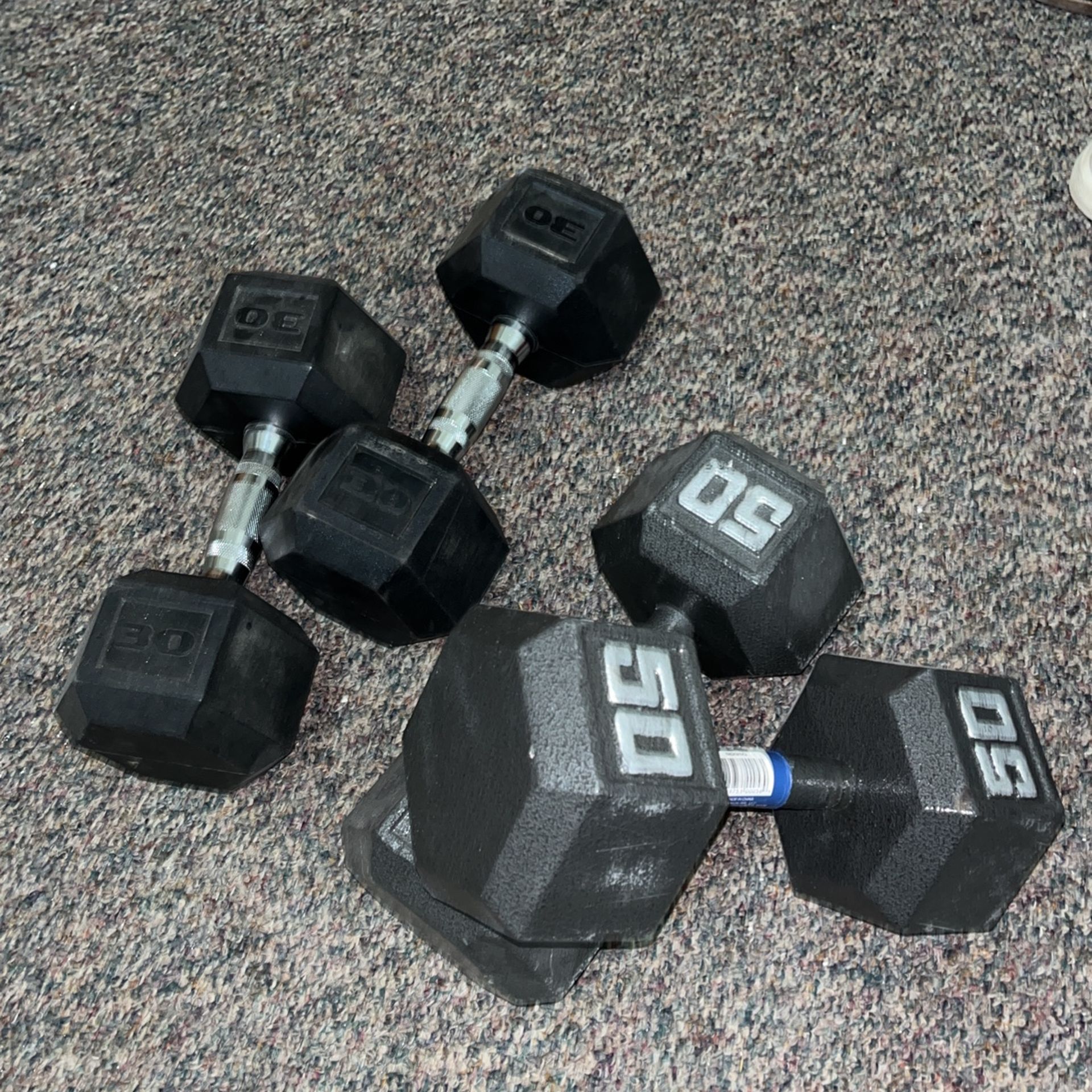 30 And 50 Pound Weights Brand New