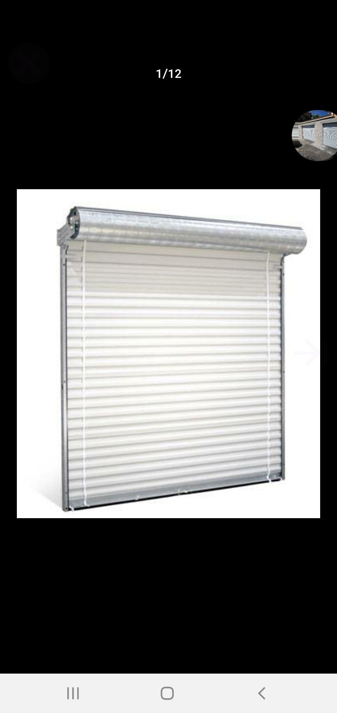 10x8 roll up door