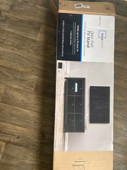 New Black Open shelf TV Stand
