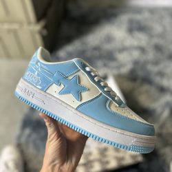 Bapesta X MF Doom Light Blue SIZE: 9