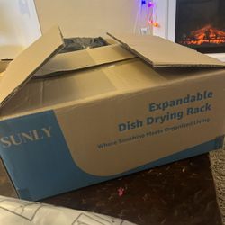 sunly dish drying rack expandable