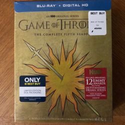 Game of Thrones Best Buy Exclusive House Martell Sigil Edition Blu Ray Season 5