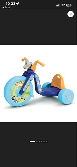 Blue tricycle