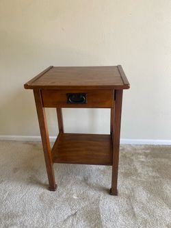 Small brown table