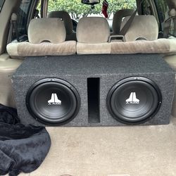 JL audio W0v3’s  subwoofers