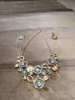 This boho statement necklace set