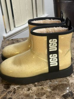 Brand New UGG Ladies Clear Waterproof Ankle Boots 