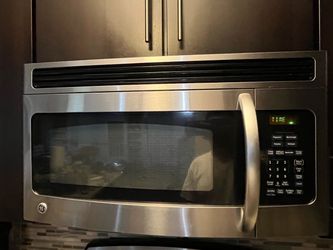 GE stainless over the range Microwave