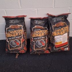 Charcoal Briquettes ( Grilling)  3 Bag New For All 