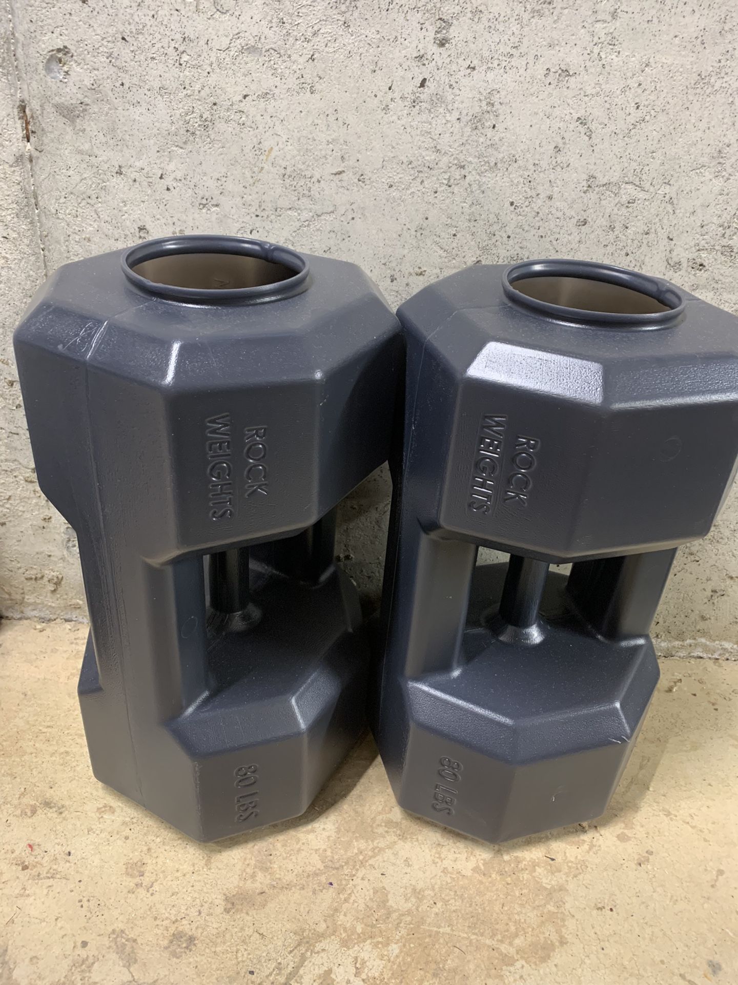 Rock Weight - 80 Lbs Dumbbells