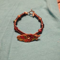 Earthbound Feather Bracelet 