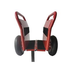 New Heavy Duty Panel Dolly - 1000LBS Capacity, 10" Solid Rubber Tires, All-Terrain-Red