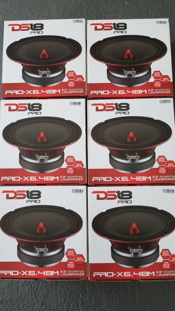 Ds18 Pro audio Loud Voice Speakers !!!$30 Each (1)/Bocinas de puerta se escuchan bien fuerte $30 Cada una (1) son de 600 watts