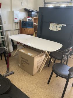 Large Table And 4 Chairs