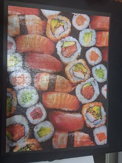 Completed Sushi Jigsaw Puzzle