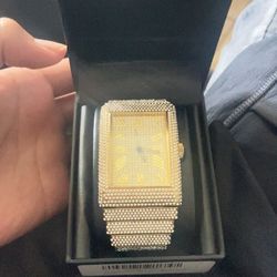 ice star luxury men watch 14k