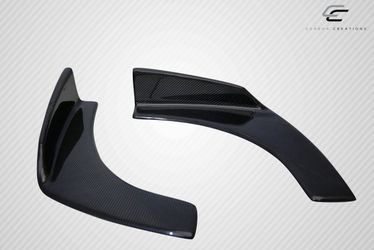 Blemished Universal Carbon Creations Front / Rear Type 1 Winglet Splitters - 2 Piece (S