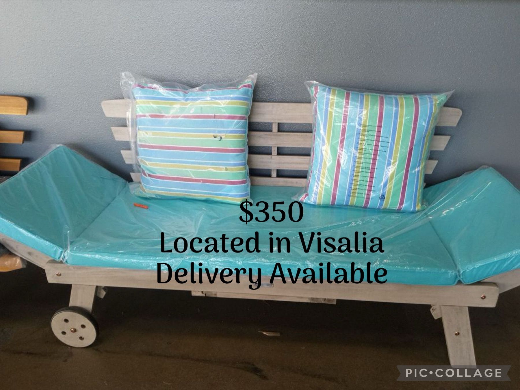 NEW PATIO CONVERTIBLE SOFA BED