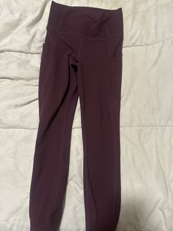Purple Leggings With Pockets 